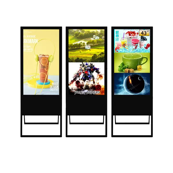 Soporte port&aacute;til del piso de la exhibici&oacute;n de la publicidad de la pantalla LCD de la se&ntilde;alizaci&oacute;n de Digitaces