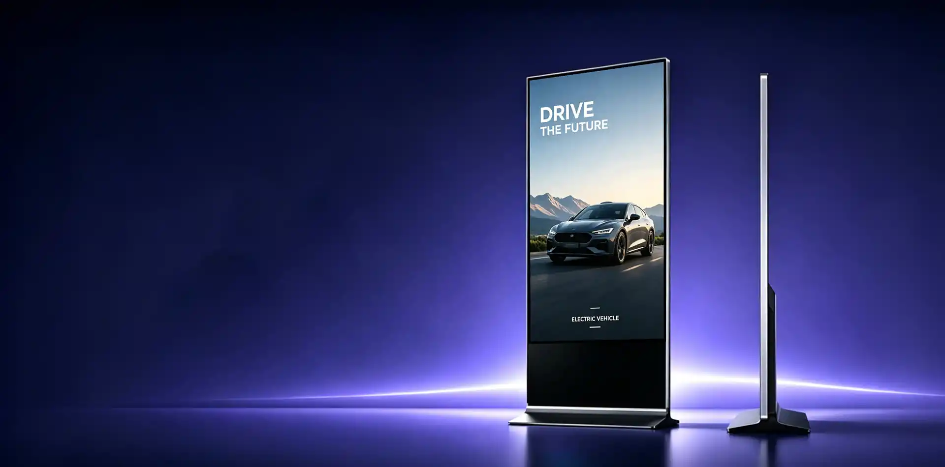 <br>Exhibici&oacute;n de publicidad t&aacute;ctil de soporte
